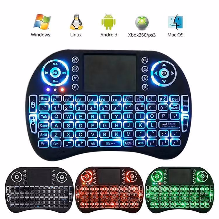 Mini Wireless Keyboard with Touchpad Mouse