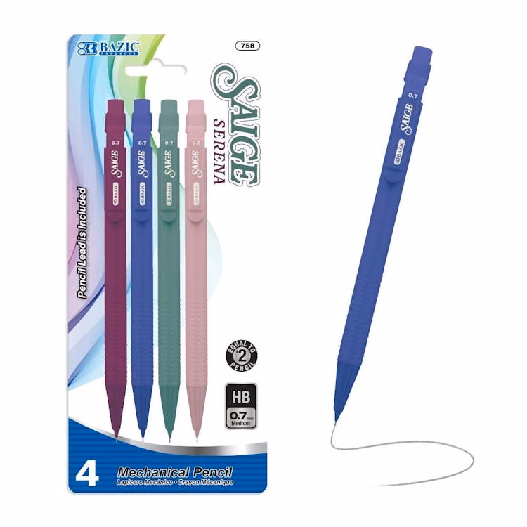 Mechanical Pencil - 4 Pack Assorted Colors