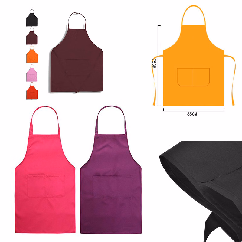 Professional Restaurant Cooking Aprons with 2 Pockets Painting Stylist Artist