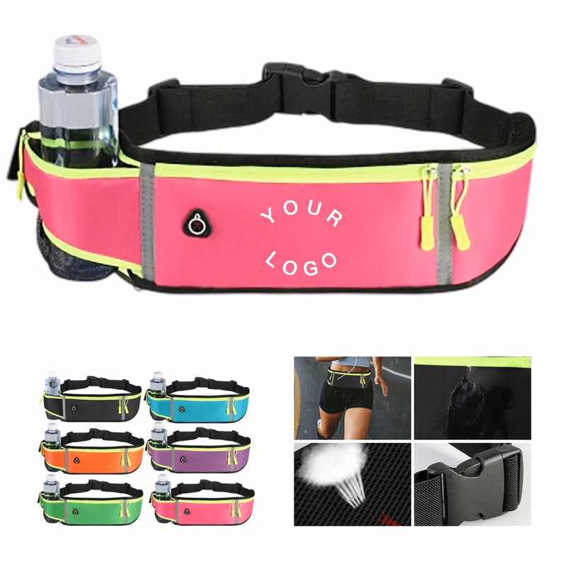 Adjustable Running Belt Fanny Pack with Multiple Pockets