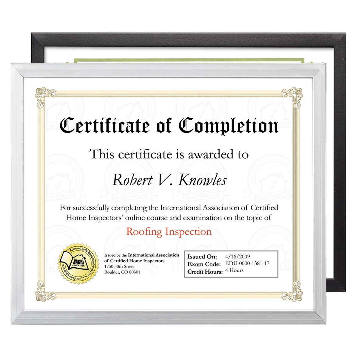 Acacia Certificate Holder 1