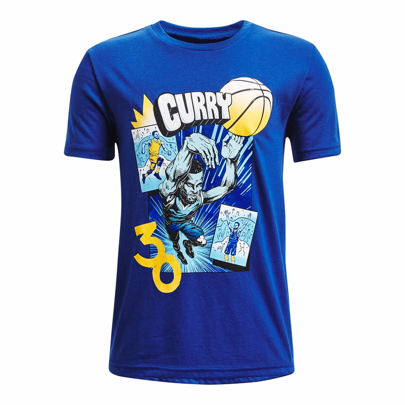 Curry Comic Book Boys' Short Sleeve