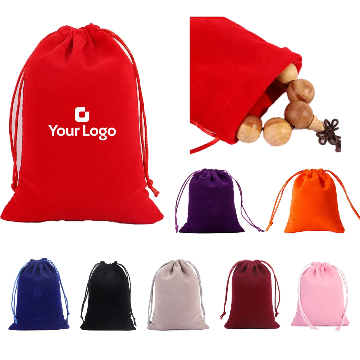 Drawstring Jewelry Storage Pouch Gift Bag 1