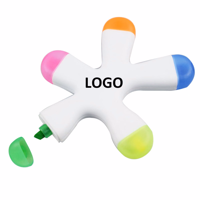 Five Multicolor Highlighter