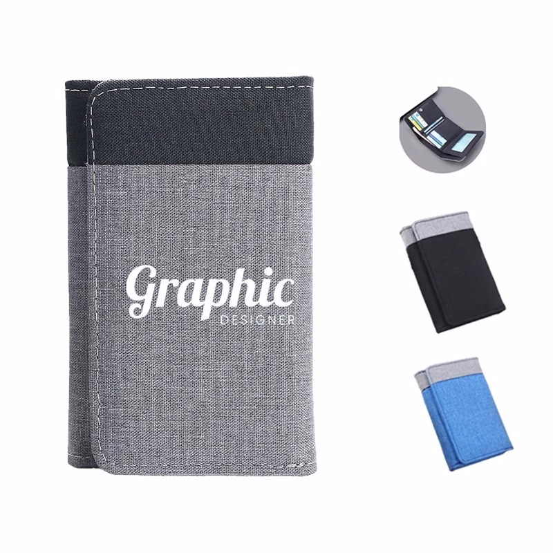 Canvas Trifold Wallet