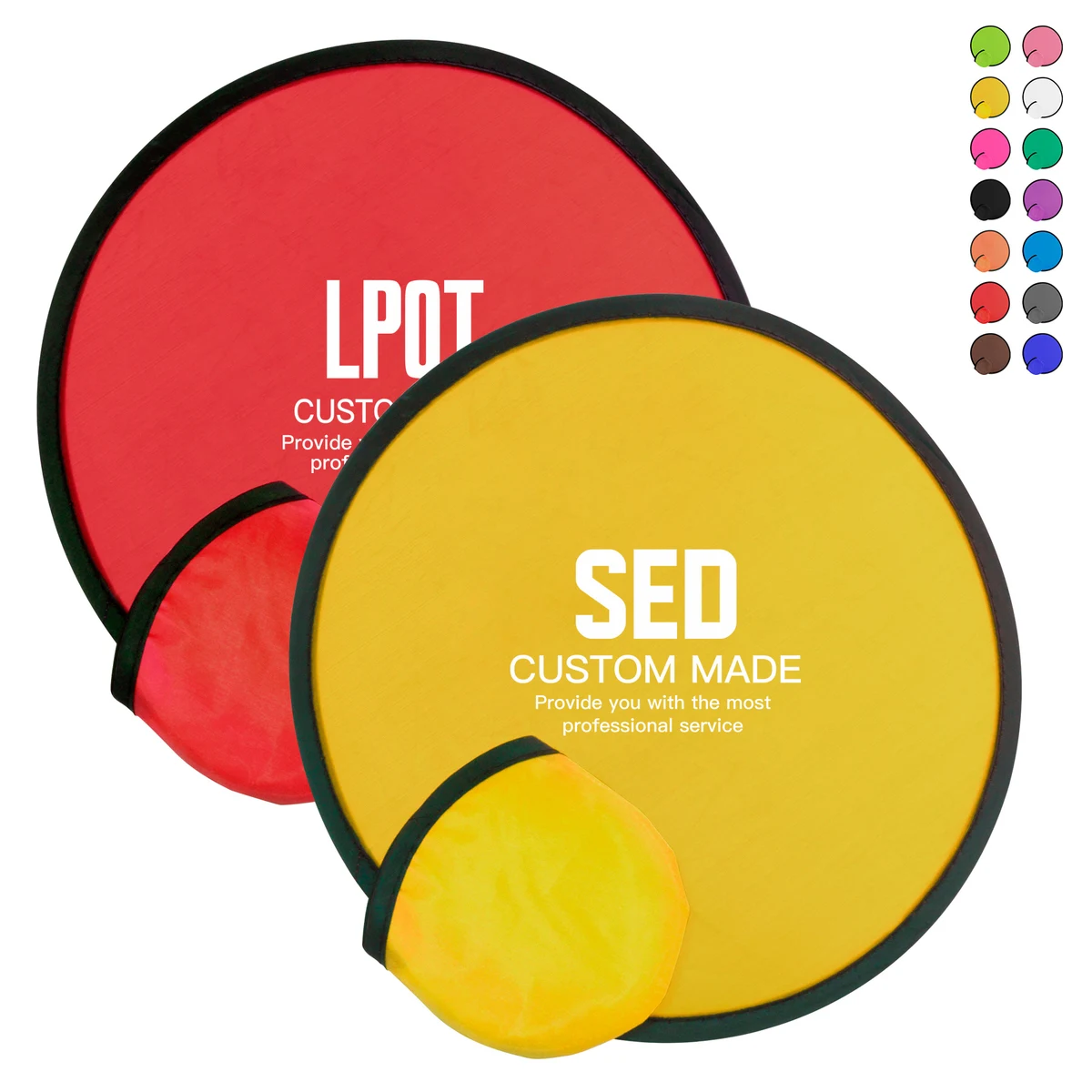 Folding Flyer Disc Fan With Pouch 1