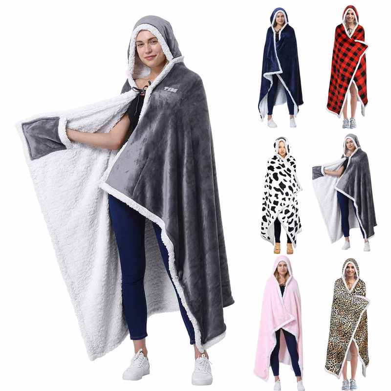 Wearable Hooded Blanket