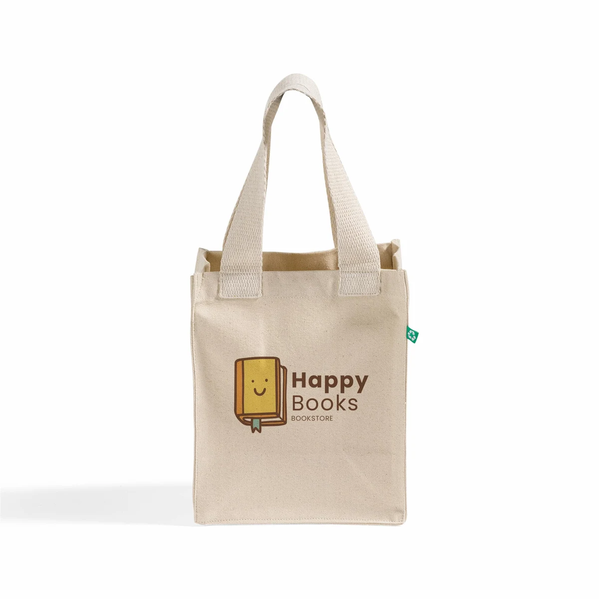 Recycled Canvas Trendy Book Tote Bag 1