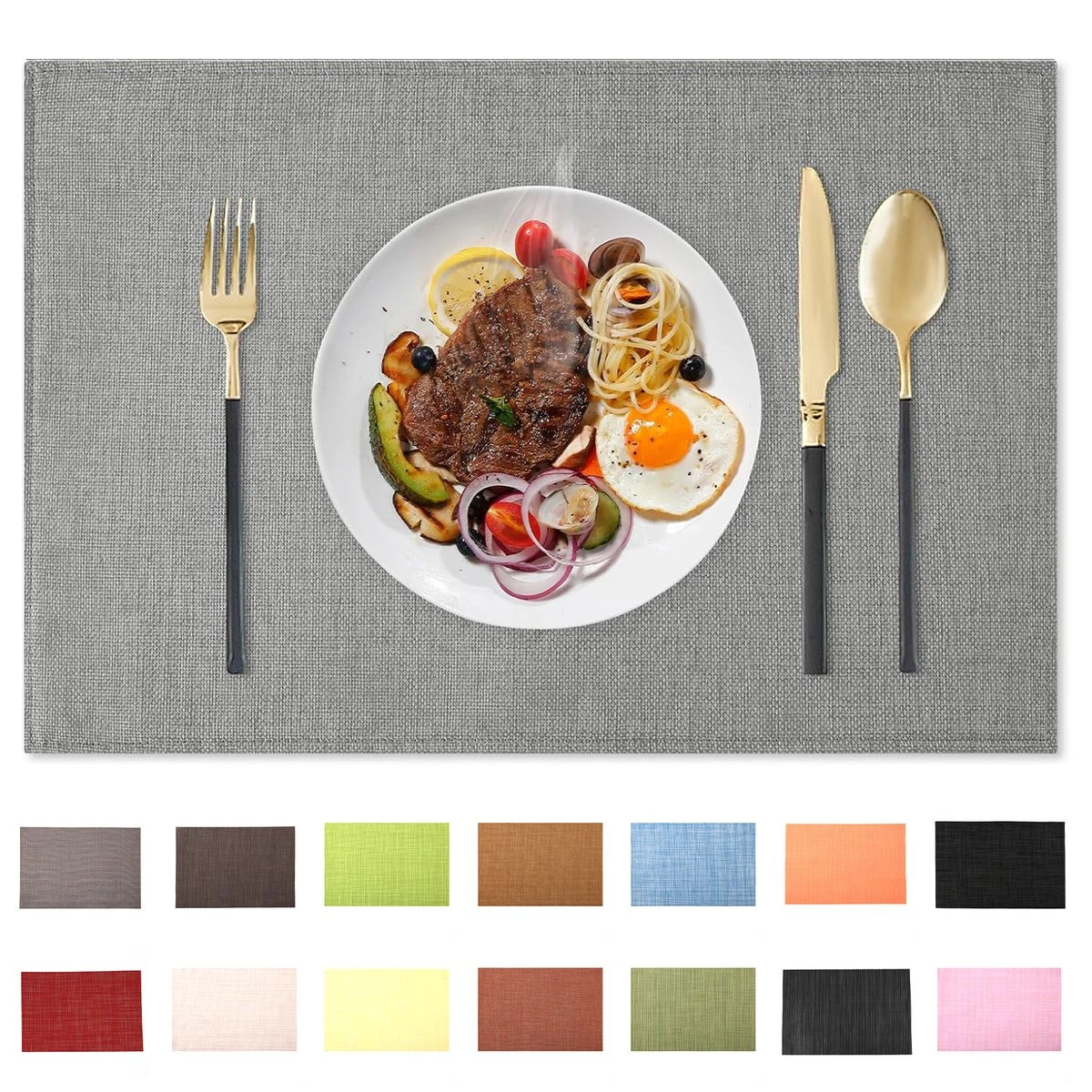 Outdoor Vinyl Place Mats for Dining 1