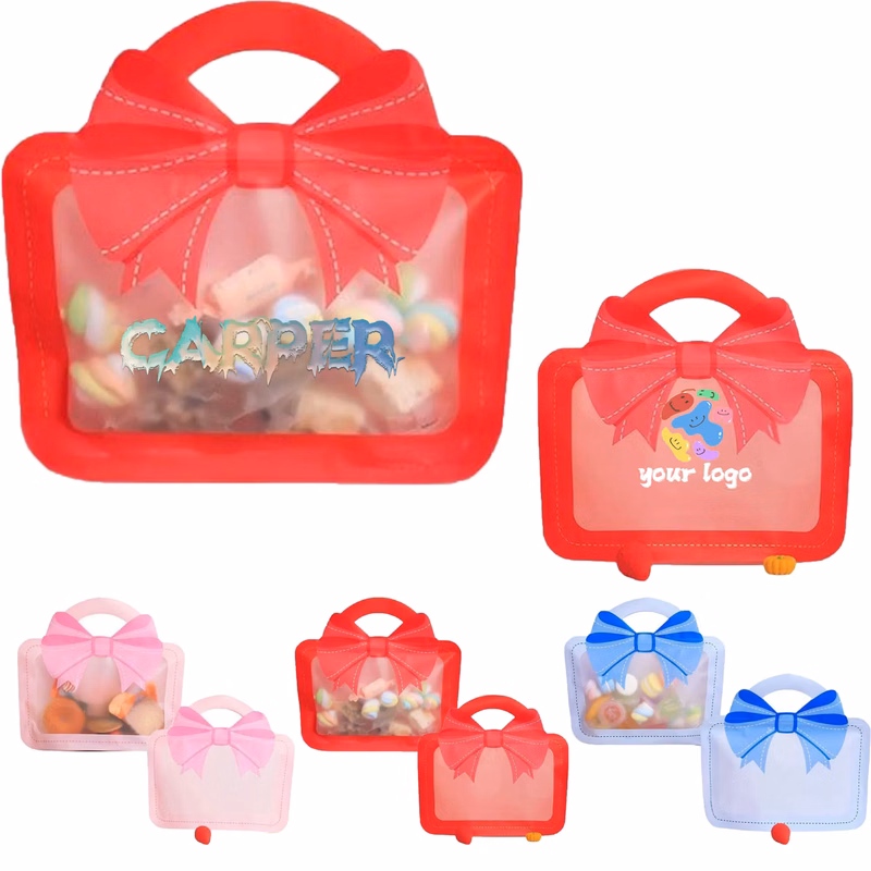Bow-Tie Handbag Style Snack Pouch