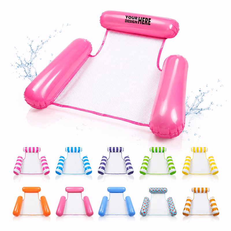 Striped Inflatable Pool Float