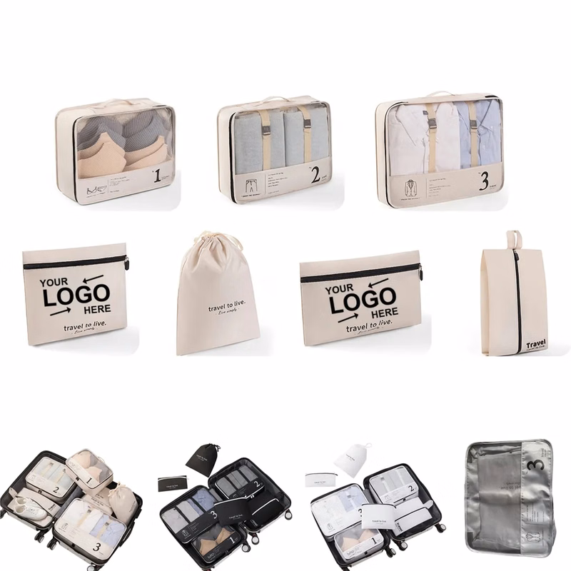 7 Pcs Travel Packaging Bag Luggage Organizers