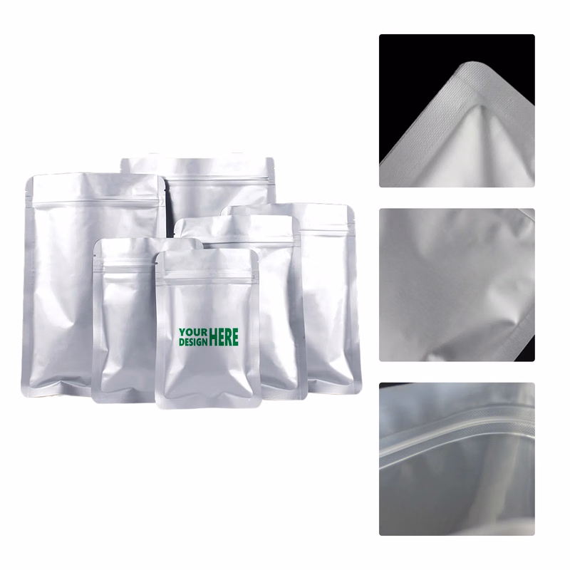 Aluminum Foil Flat Bottom Sealing Bag for Food Packaging