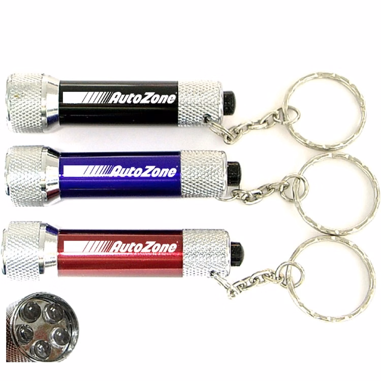 5 LED Metal Flashlight with Explosion Proof Batteries