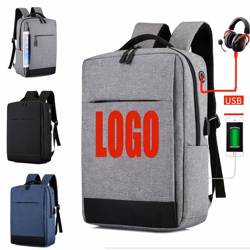 Travel Business School Laptop Backpack with USB Port