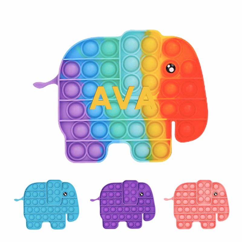 Rinbow Elephant Poper Toy