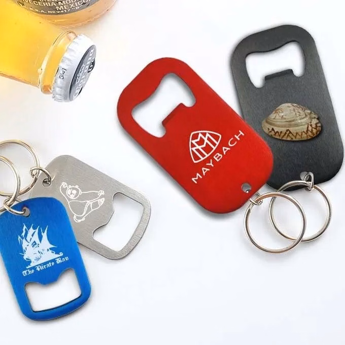 Stainless Steel Beer Keychain Bottle Opener