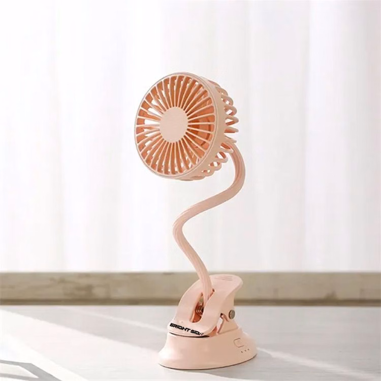 Clip-On USB Fan with Power Bank Function