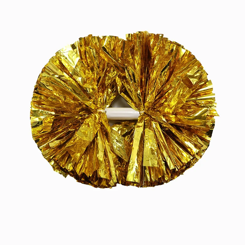 Metallic Cheerleading Pom Poms 1