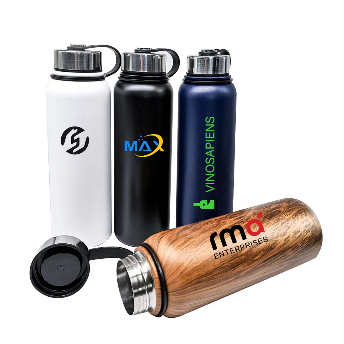 40oz SS Double Wall Vacuum Bottle, custom water bottle with logo imprint 1