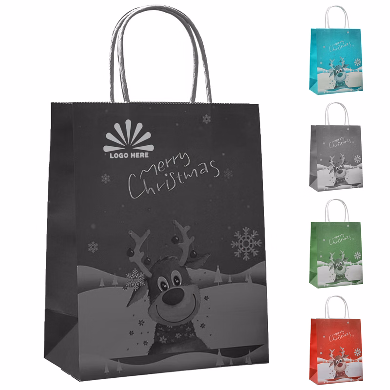 Festive Custom Gift Bags for Holiday Cheer