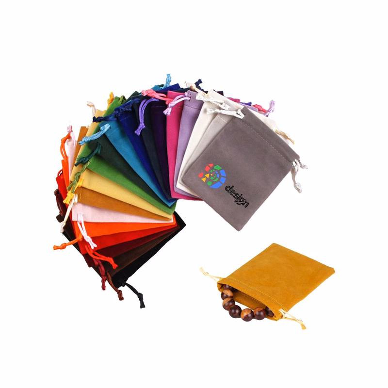 Small Size Velvet Drawstring Bag