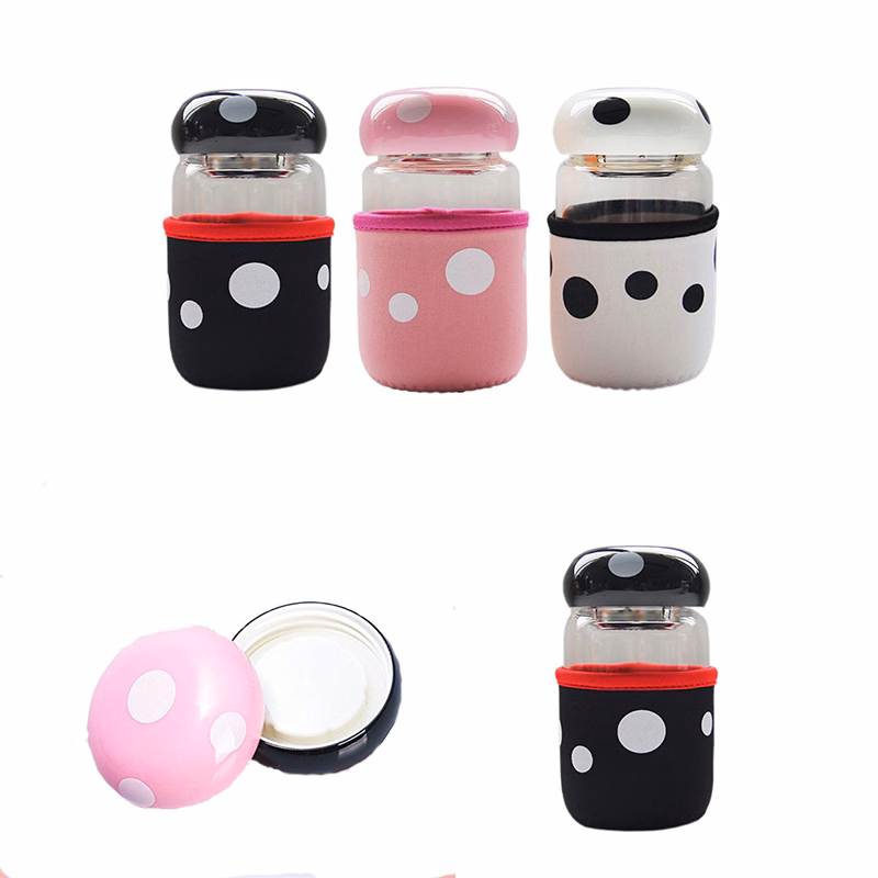 10 oz. Mushroom Glass Mug Water Bottle Cup