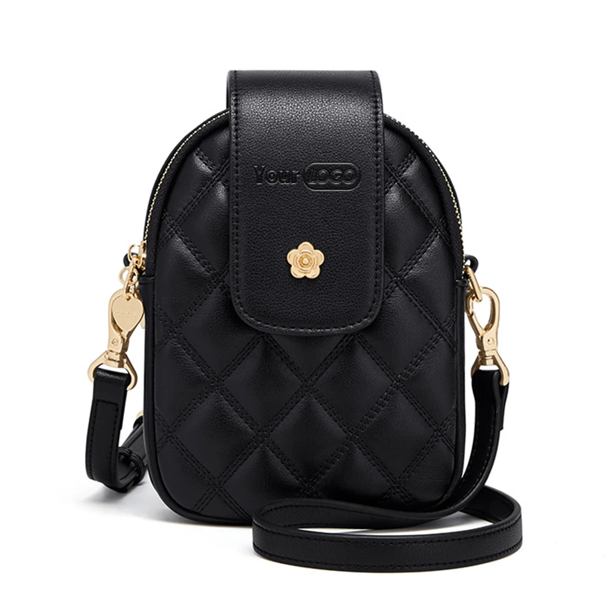 Genuine Leather Mini phone cross-body bag 1