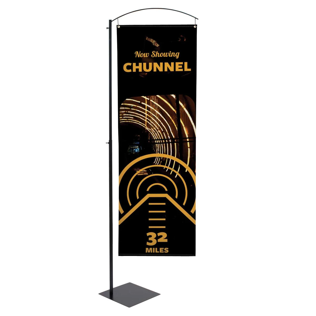 Curved Cantilever Banner Display Kit 1