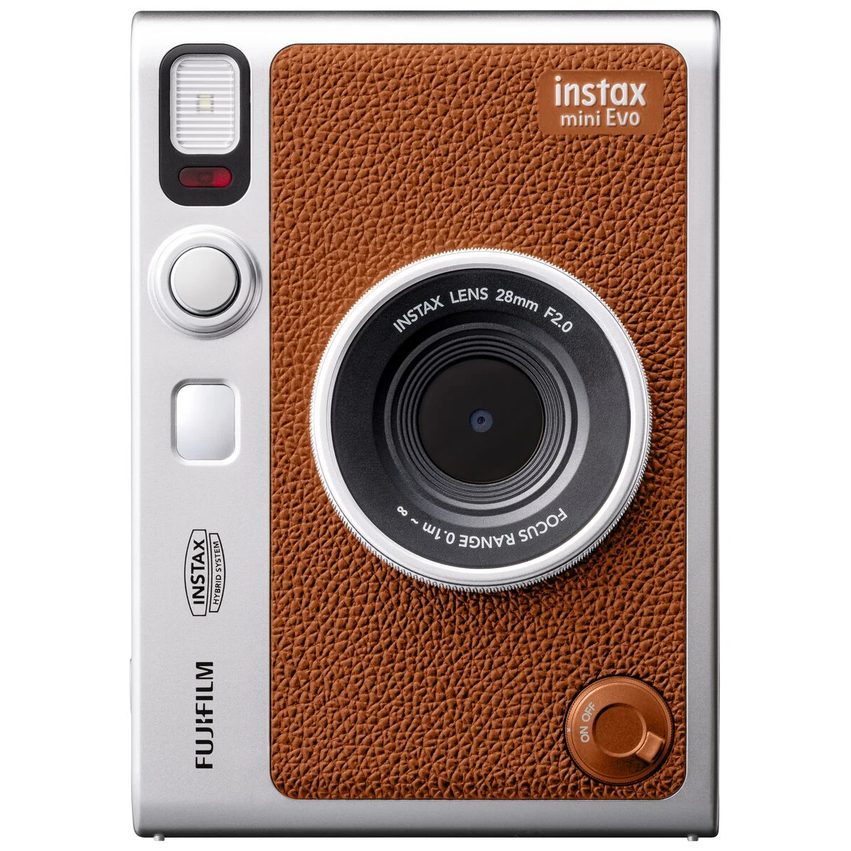Fujifilm Instax Mini EVO Instant Camera - Brown 1