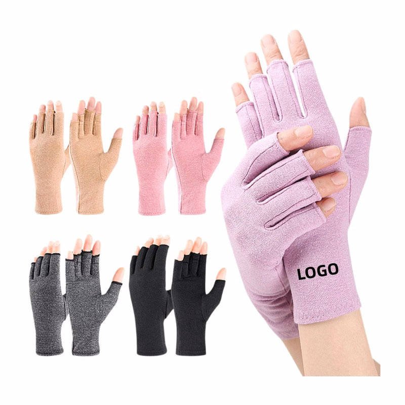 Fingerless Smart Seam Therapy Gloves