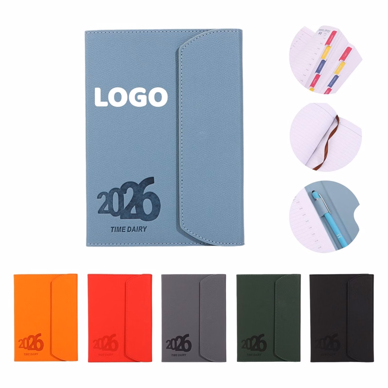 A5 Leather Daily Planner Schedule Book