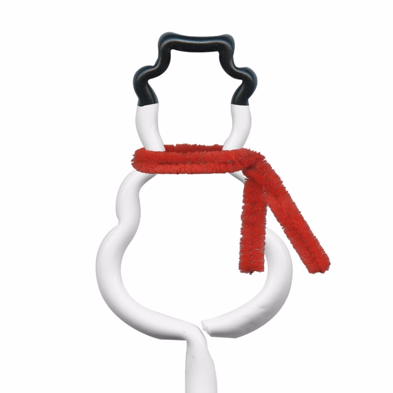 Snowman with Hat and Scarf Inkbend Standard, Bent Pen