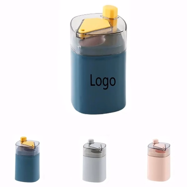 Custom 2.16 inch Transparent Automatic Toothpick Dispenser — Restaurant Promo
