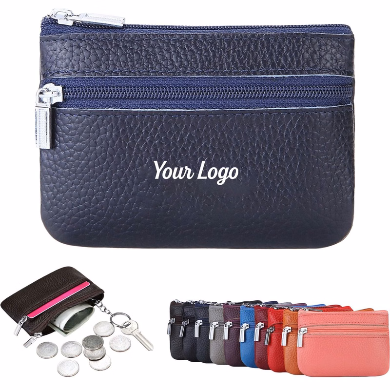 Key Ring Leather Coin Purse