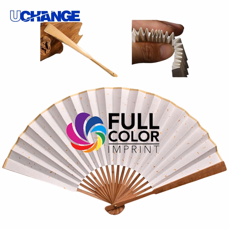 Full Color Collapsible Paper Hand Fan