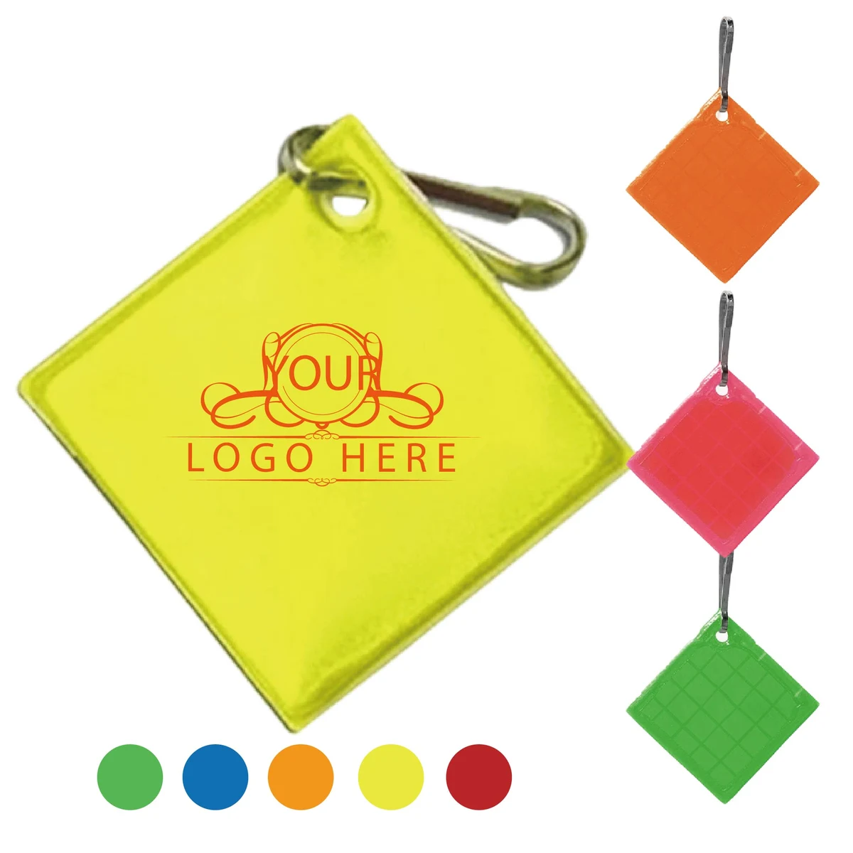 Reflective Zipper Pull Safety Tags 1