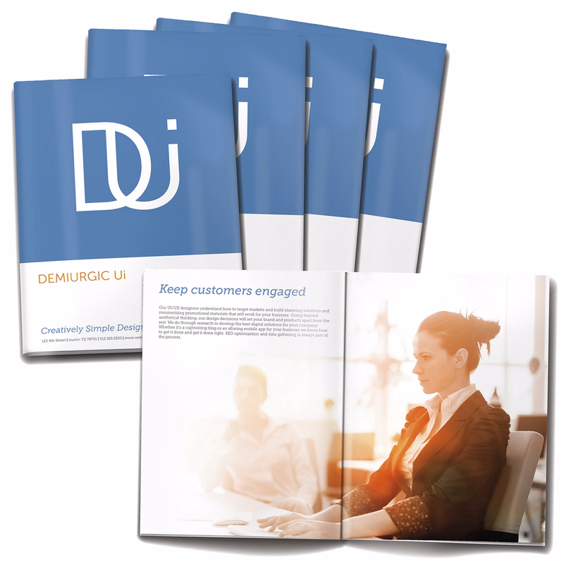 36-page (8.5x11) Booklet (High Gloss UV-Coated Cover)
