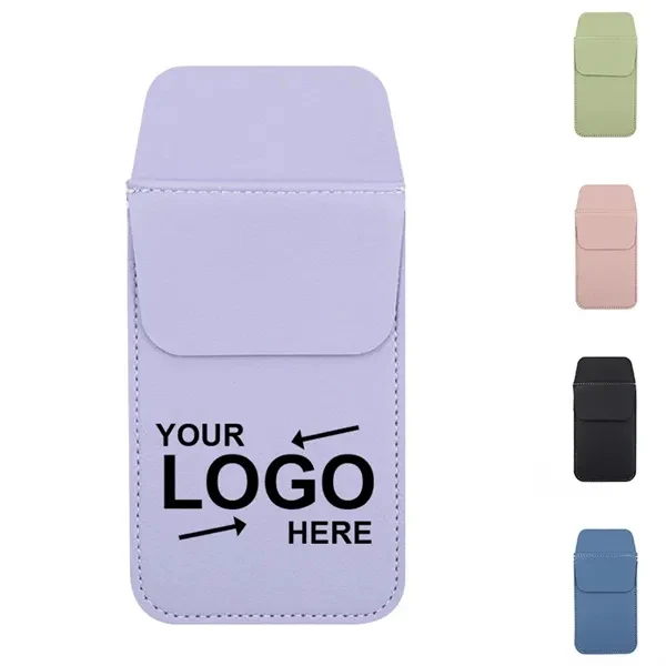Custom PU Leather Pen Pouch with Slip Pocket — Professional Desk & Pocket Storage 1