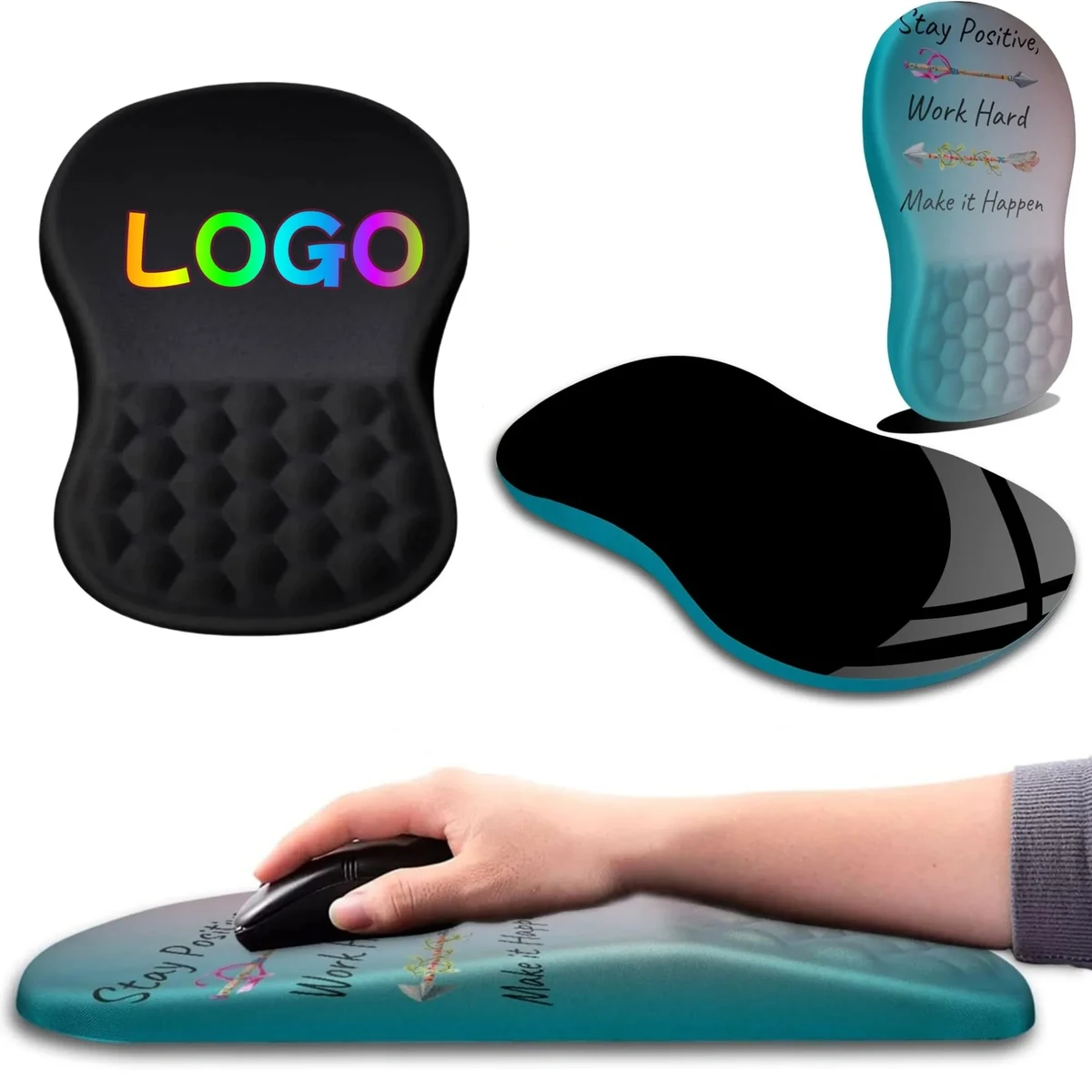 Tilt And Effort-Saving Massage Mouse Pad 1