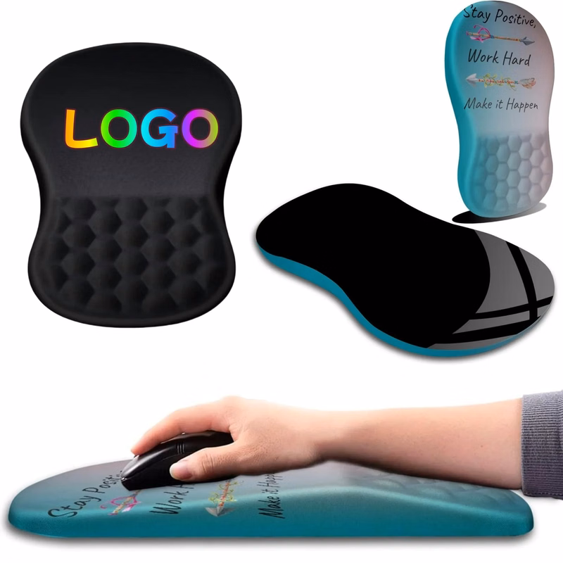 Tilt And Effort-Saving Massage Mouse Pad