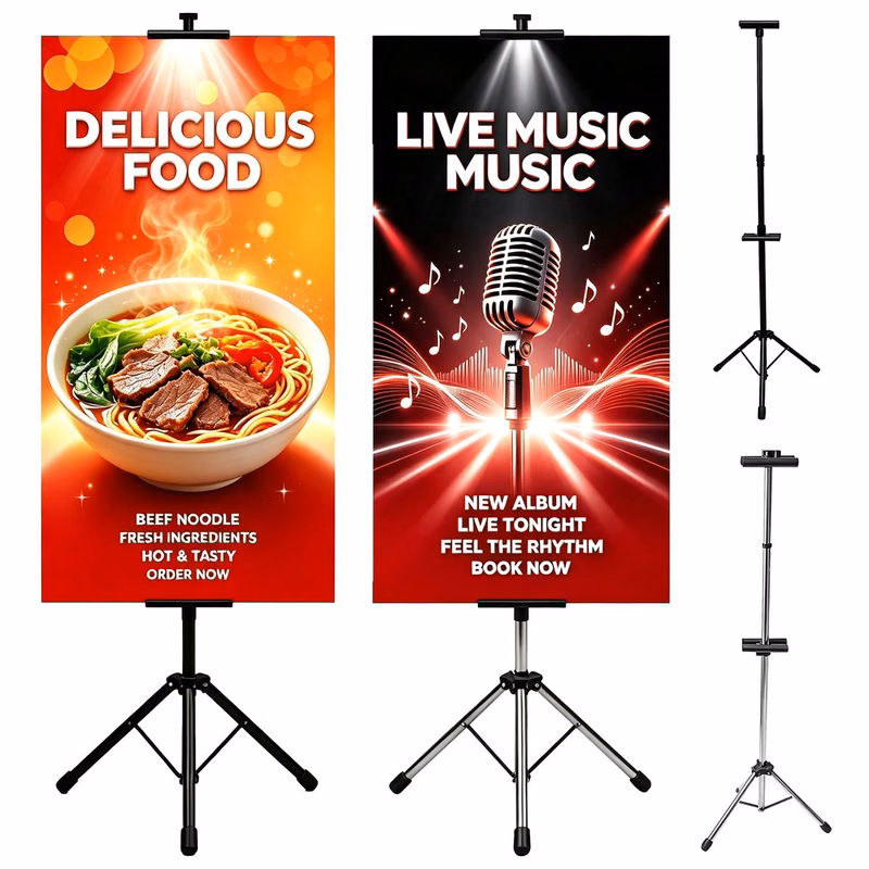 Adjustable Tripod Sign Holder