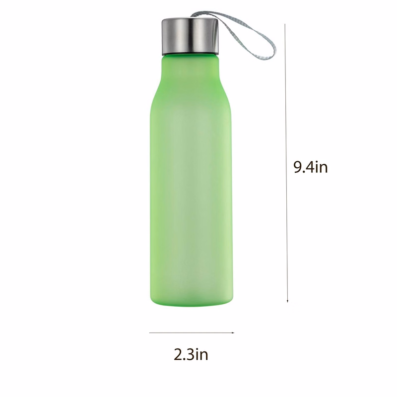 20 OZ Sling Plastic Mug Simple Portable Frosted
