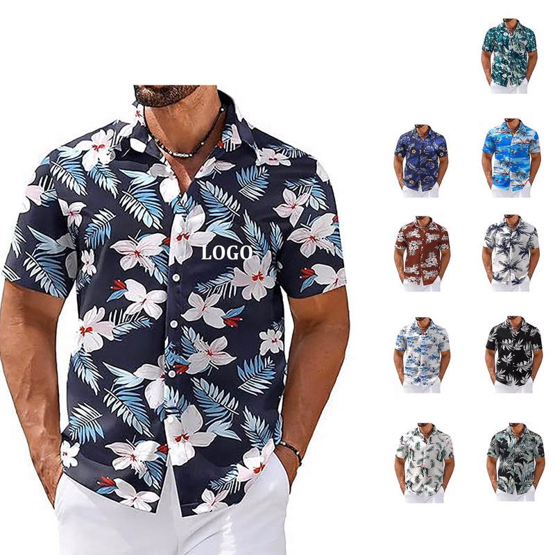 Men's Tropical Floral Beach Shirt