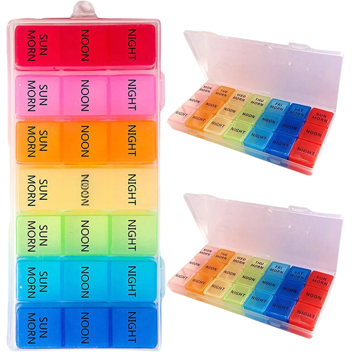 Pill Case Medication Reminder Travel Container MOQ20 1