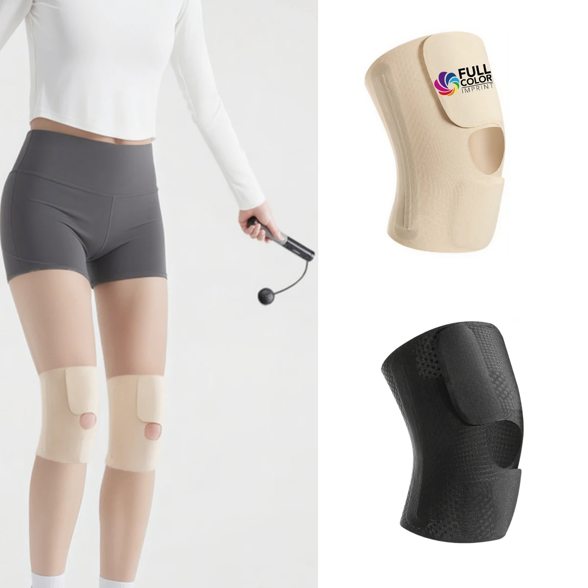 Full Color Ladies Lightweight Knee Pads MOQ 50 1