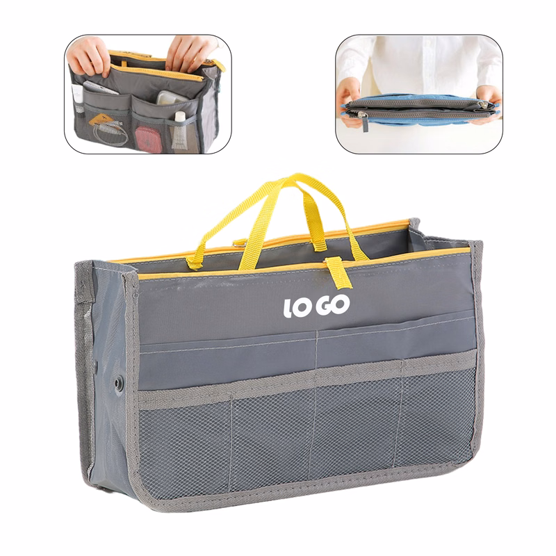 Double Zipper Makeup Bag