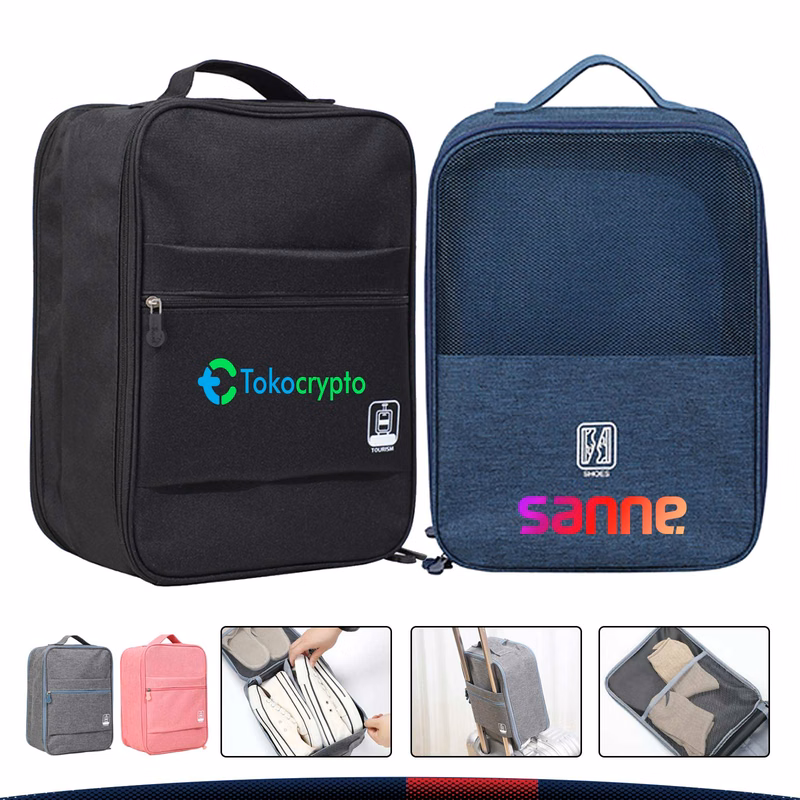 Zaffory Triple-Layer Travel Shoe Bag