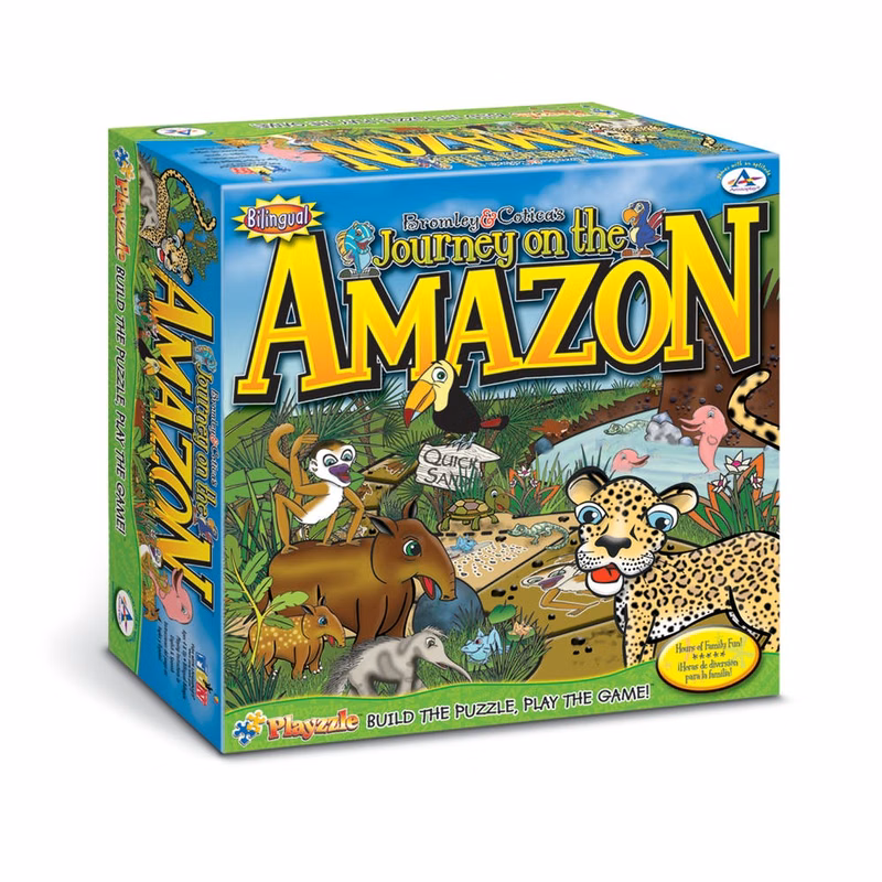 Journey on the Amazon Playzzle - Ages 3+ 2-6 Players