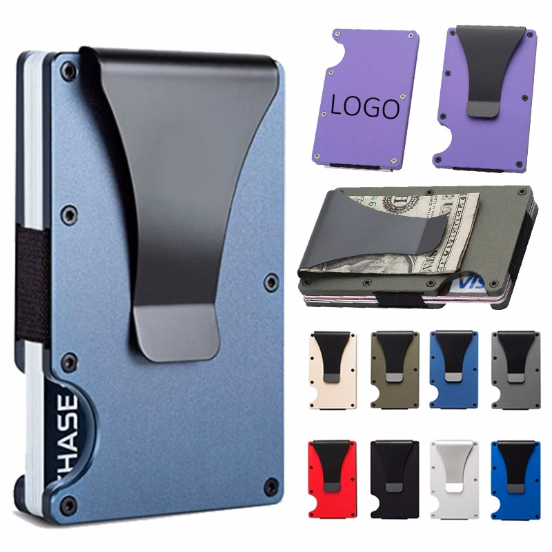 RFID Blocking Aluminum Metal Wallets